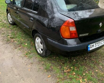 Черный Рено Симбол (Талия), объемом двигателя 1.4 л и пробегом 200 тыс. км за 1550 $, фото 2 на Automoto.ua