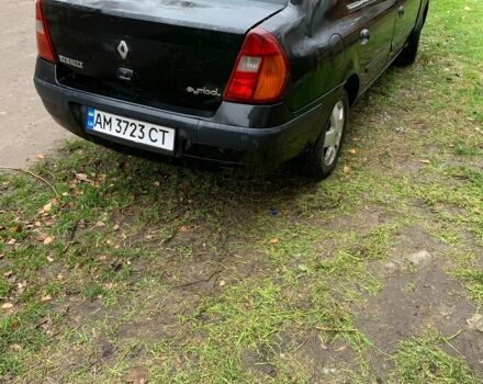 Черный Рено Симбол (Талия), объемом двигателя 1.4 л и пробегом 200 тыс. км за 1550 $, фото 7 на Automoto.ua