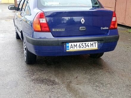Рено Симбол (Талия) 2004 в Житомире на Automoto.ua Синий Рено Симбол (Талия), объемом двигателя 1.4 л и пробегом 112 тыс. км за 3300 $, фото 1 на Automoto.ua