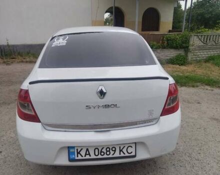 Белый Рено Симбол, объемом двигателя 1.39 л и пробегом 270 тыс. км за 4500 $, фото 2 на Automoto.ua