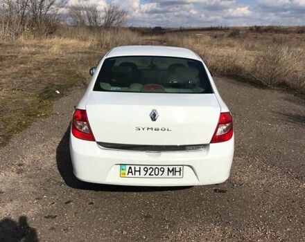 Рено Симбол 2012 в Ивано-Франковске на Automoto.ua Белый Рено Симбол, объемом двигателя 1.39 л и пробегом 162 тыс. км за 5000 $, фото 3 на Automoto.ua