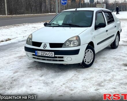 Белый Рено Симбол, объемом двигателя 1.4 л и пробегом 39000 тыс. км за 2950 $, фото 1 на Automoto.ua