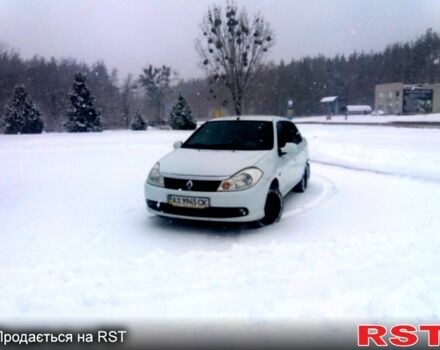 Белый Рено Симбол, объемом двигателя 1.4 л и пробегом 103 тыс. км за 3650 $, фото 1 на Automoto.ua