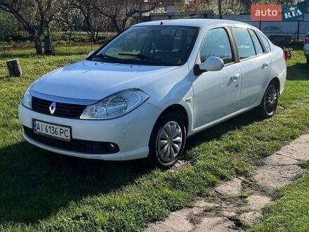 Белый Рено Симбол, объемом двигателя 1.39 л и пробегом 148 тыс. км за 5000 $, фото 1 на Automoto.ua