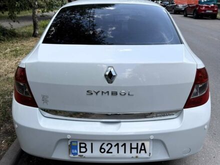 Белый Рено Симбол, объемом двигателя 1.39 л и пробегом 152 тыс. км за 5200 $, фото 1 на Automoto.ua