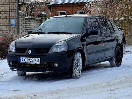 Черный Рено Симбол, объемом двигателя 1.4 л и пробегом 370 тыс. км за 3200 $, фото 1 на Automoto.ua