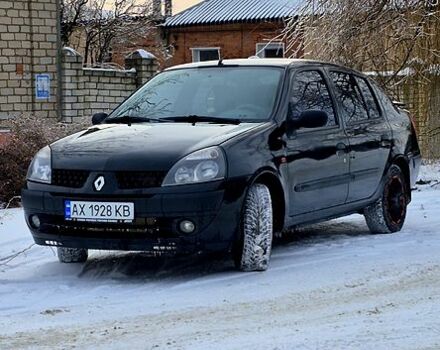 Черный Рено Симбол, объемом двигателя 1.4 л и пробегом 370 тыс. км за 3200 $, фото 1 на Automoto.ua