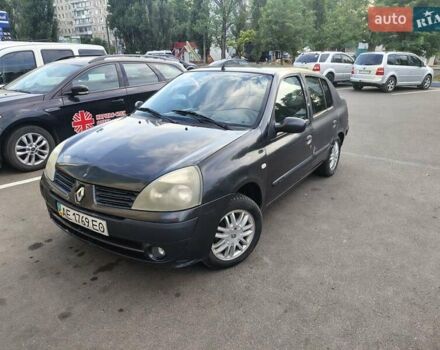 Черный Рено Симбол, объемом двигателя 1.4 л и пробегом 205 тыс. км за 1950 $, фото 1 на Automoto.ua