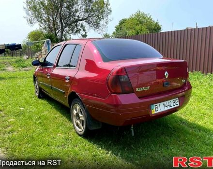Красный Рено Симбол, объемом двигателя 1.4 л и пробегом 274 тыс. км за 2700 $, фото 3 на Automoto.ua