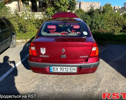 Красный Рено Симбол, объемом двигателя 1.4 л и пробегом 281 тыс. км за 2650 $, фото 2 на Automoto.ua