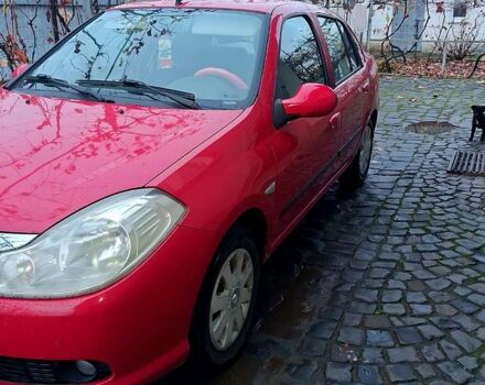Красный Рено Симбол, объемом двигателя 1.1 л и пробегом 217 тыс. км за 4000 $, фото 2 на Automoto.ua