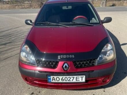 Красный Рено Симбол, объемом двигателя 1.4 л и пробегом 209 тыс. км за 3000 $, фото 1 на Automoto.ua