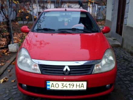 Червоний Рено Сімбол, об'ємом двигуна 1.1 л та пробігом 217 тис. км за 4000 $, фото 1 на Automoto.ua