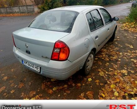 Рено Симбол 2002 в Житомире на Automoto.ua Серый Рено Симбол, объемом двигателя 1.4 л и пробегом 310 тыс. км за 2650 $, фото 3 на Automoto.ua
