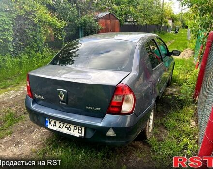 Серый Рено Симбол, объемом двигателя 1.4 л и пробегом 232 тыс. км за 3100 $, фото 1 на Automoto.ua