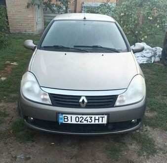 Сірий Рено Сімбол, об'ємом двигуна 1.39 л та пробігом 211 тис. км за 3950 $, фото 1 на Automoto.ua