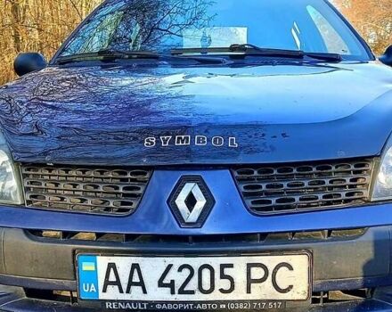 Синий Рено Симбол, объемом двигателя 1.4 л и пробегом 443 тыс. км за 2450 $, фото 1 на Automoto.ua