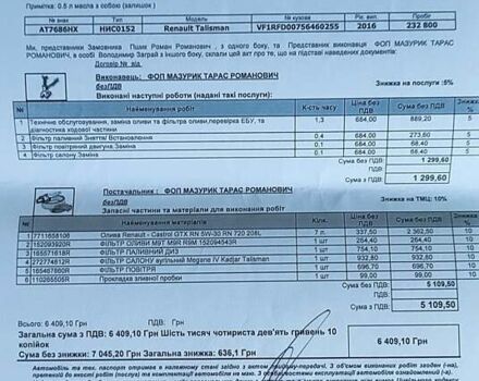 Чорний Рено Talisman, об'ємом двигуна 1.6 л та пробігом 237 тис. км за 16300 $, фото 39 на Automoto.ua