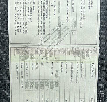 Сірий Рено Talisman, об'ємом двигуна 1.6 л та пробігом 190 тис. км за 17500 $, фото 66 на Automoto.ua