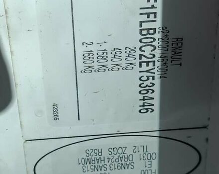 Білий Рено Трафік, об'ємом двигуна 2 л та пробігом 299 тис. км за 9999 $, фото 12 на Automoto.ua