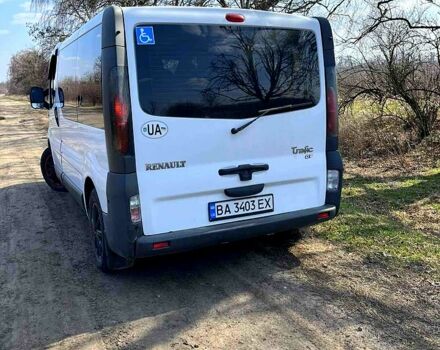 Белый Рено Трафик, объемом двигателя 1.9 л и пробегом 220 тыс. км за 6700 $, фото 3 на Automoto.ua