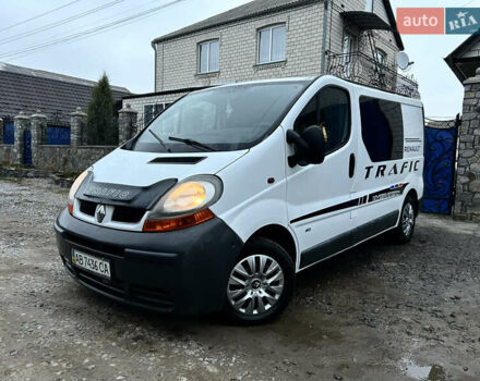 Білий Рено Трафік, об'ємом двигуна 1.9 л та пробігом 354 тис. км за 6500 $, фото 1 на Automoto.ua