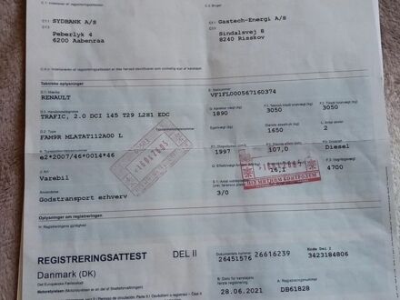 Белый Рено Трафик, объемом двигателя 2 л и пробегом 272 тыс. км за 17300 $, фото 1 на Automoto.ua