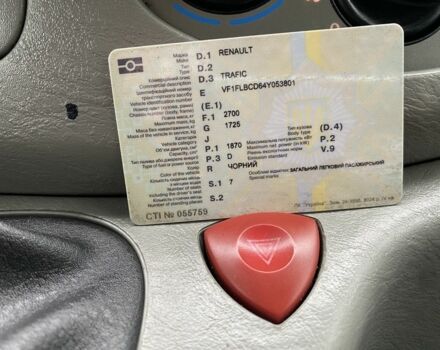 Черный Рено Трафик, объемом двигателя 1.9 л и пробегом 500 тыс. км за 5700 $, фото 20 на Automoto.ua