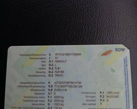 Черный Рено Трафик, объемом двигателя 2 л и пробегом 215 тыс. км за 17299 $, фото 23 на Automoto.ua