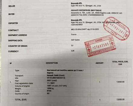 Черный Рено Трафик, объемом двигателя 2 л и пробегом 174 тыс. км за 31400 $, фото 64 на Automoto.ua