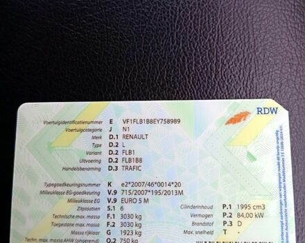 Черный Рено Трафик, объемом двигателя 2 л и пробегом 215 тыс. км за 17300 $, фото 5 на Automoto.ua