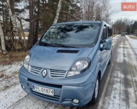 Синій Рено Трафік вант-пас., об'ємом двигуна 2 л та пробігом 195 тис. км за 9100 $, фото 1 на Automoto.ua