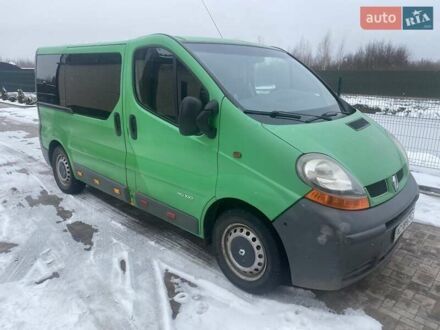 Рено Трафик груз-пасс. 2005 в Камень-Каширский на Automoto.ua Зеленый Рено Трафик груз-пасс., объемом двигателя 1.9 л и пробегом 350 тыс. км за 6500 $, фото 1 на Automoto.ua