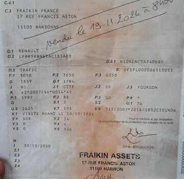 Жовтий Рено Трафік, об'ємом двигуна 2 л та пробігом 181 тис. км за 16999 $, фото 31 на Automoto.ua