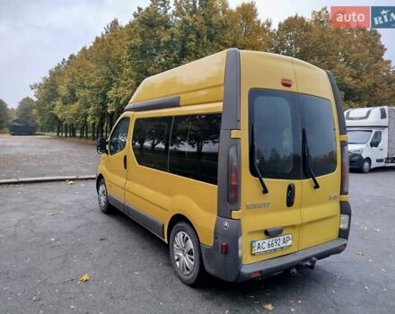 Желтый Рено Трафик, объемом двигателя 1.9 л и пробегом 444 тыс. км за 6500 $, фото 5 на Automoto.ua