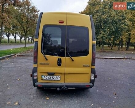 Желтый Рено Трафик, объемом двигателя 1.9 л и пробегом 444 тыс. км за 6500 $, фото 10 на Automoto.ua