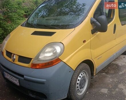 Желтый Рено Трафик, объемом двигателя 1.9 л и пробегом 350 тыс. км за 5100 $, фото 1 на Automoto.ua
