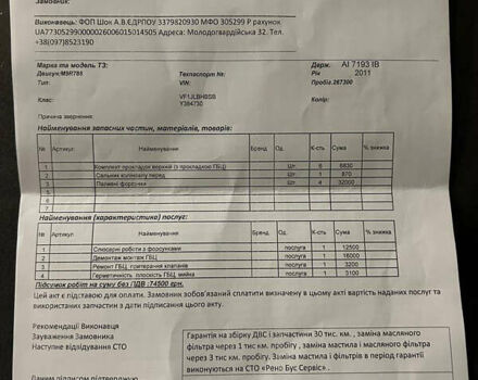 Рено Трафик 2011 в Киеве на Automoto.ua Серый Рено Трафик, объемом двигателя 2 л и пробегом 267 тыс. км за 13000 $, фото 14 на Automoto.ua