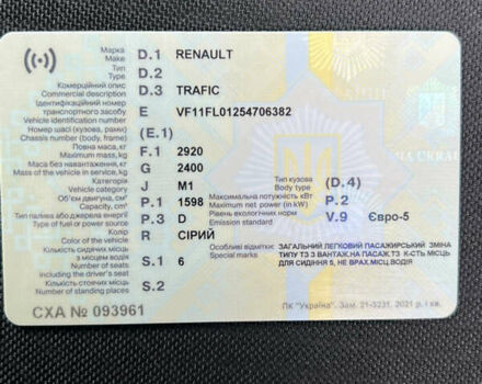 Сірий Рено Трафік, об'ємом двигуна 1.6 л та пробігом 260 тис. км за 13400 $, фото 33 на Automoto.ua
