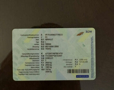 Сірий Рено Трафік, об'ємом двигуна 1.6 л та пробігом 197 тис. км за 17800 $, фото 69 на Automoto.ua