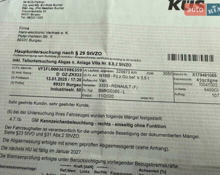 Сірий Рено Трафік, об'ємом двигуна 2 л та пробігом 219 тис. км за 21999 $, фото 33 на Automoto.ua