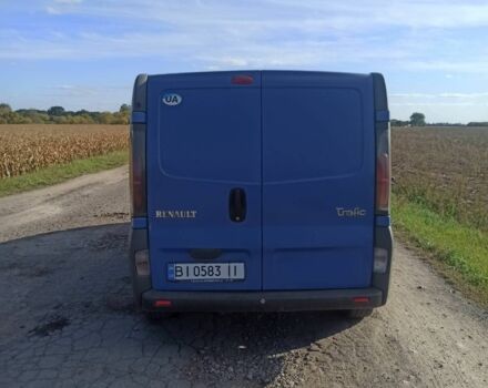 Синий Рено Трафик, объемом двигателя 1.9 л и пробегом 360 тыс. км за 6300 $, фото 5 на Automoto.ua