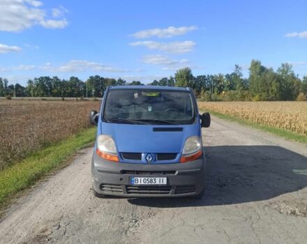 Синий Рено Трафик, объемом двигателя 1.9 л и пробегом 360 тыс. км за 6300 $, фото 2 на Automoto.ua