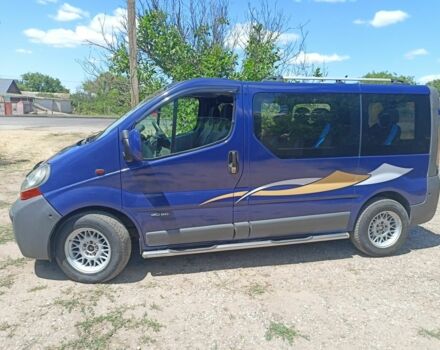 Рено Трафик 2004 в Баштанке на Automoto.ua Синий Рено Трафик, объемом двигателя 1.9 л и пробегом 10 тыс. км за 6500 $, фото 1 на Automoto.ua
