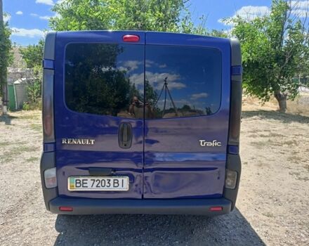 Рено Трафик 2004 в Баштанке на Automoto.ua Синий Рено Трафик, объемом двигателя 1.9 л и пробегом 10 тыс. км за 6500 $, фото 3 на Automoto.ua