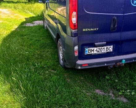 Синий Рено Трафик, объемом двигателя 2 л и пробегом 340 тыс. км за 7700 $, фото 3 на Automoto.ua