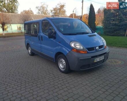 Синий Рено Трафик, объемом двигателя 1.9 л и пробегом 197 тыс. км за 6900 $, фото 1 на Automoto.ua