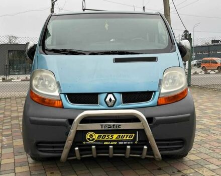 Синий Рено Трафик, объемом двигателя 1.9 л и пробегом 363 тыс. км за 6250 $, фото 1 на Automoto.ua