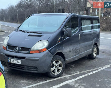 Синий Рено Трафик, объемом двигателя 1.9 л и пробегом 410 тыс. км за 5400 $, фото 1 на Automoto.ua