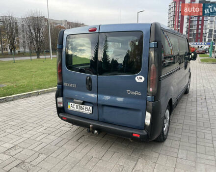Синий Рено Трафик, объемом двигателя 1.9 л и пробегом 455 тыс. км за 7400 $, фото 4 на Automoto.ua